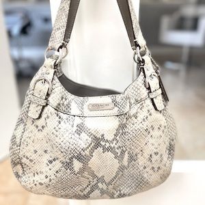Rare Coach Python Medium Size Purse
